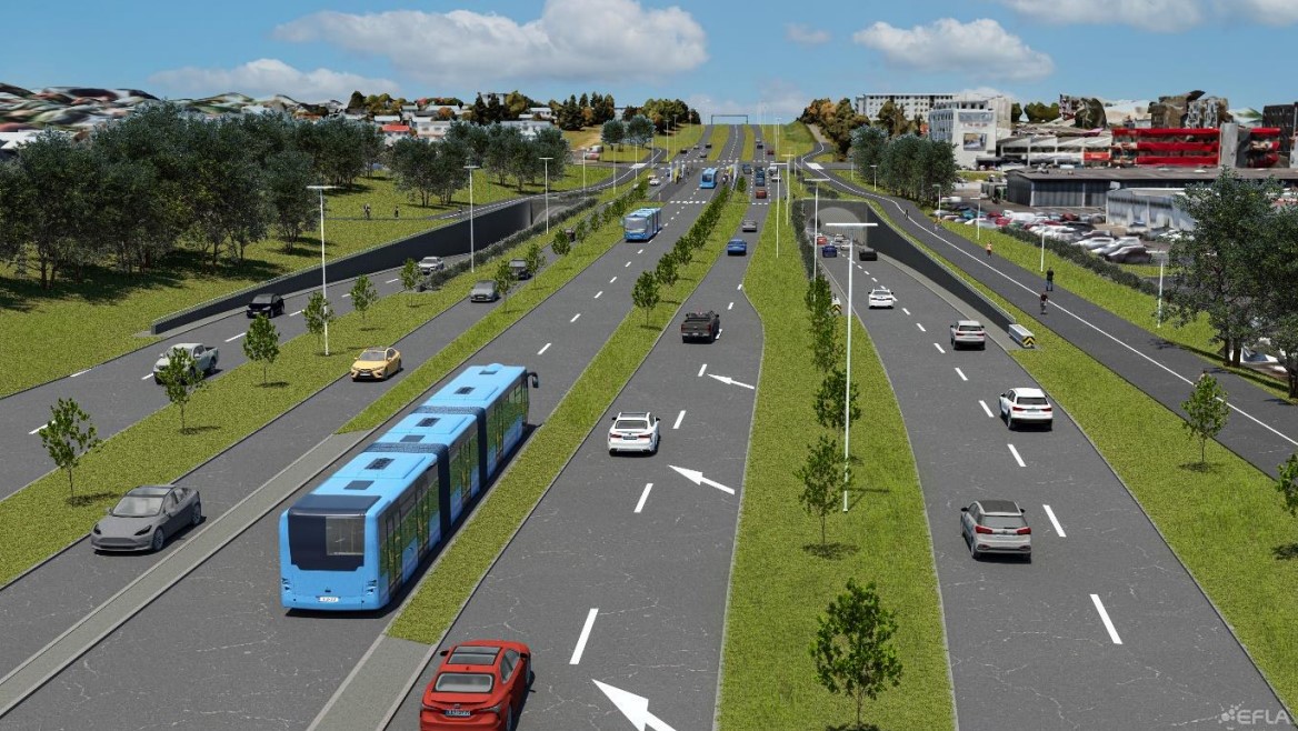 Jarðgöng undir Miklubraut betri kostur en stokkur