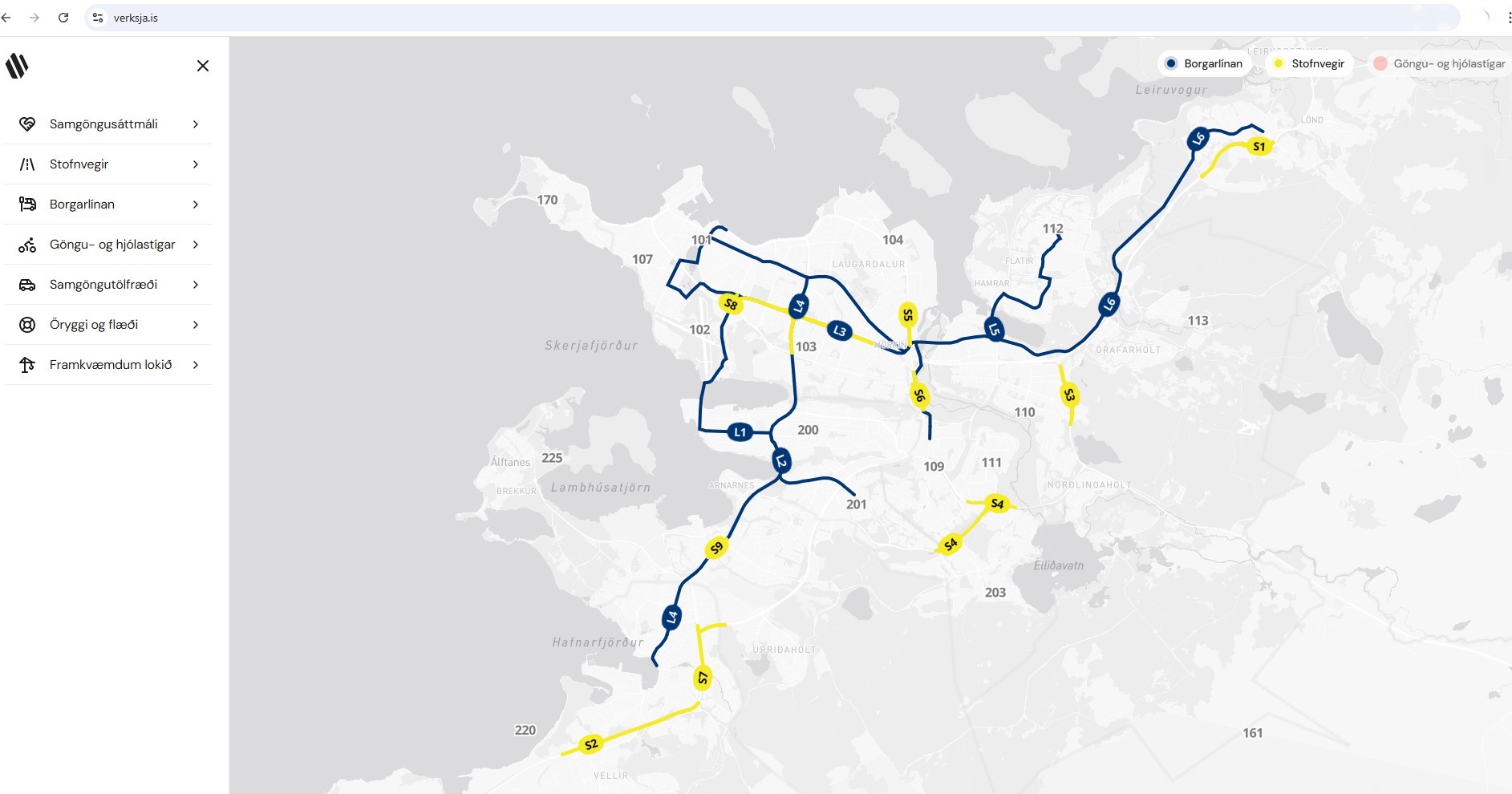 Ný upplýsingagátt Samgöngusáttmálans