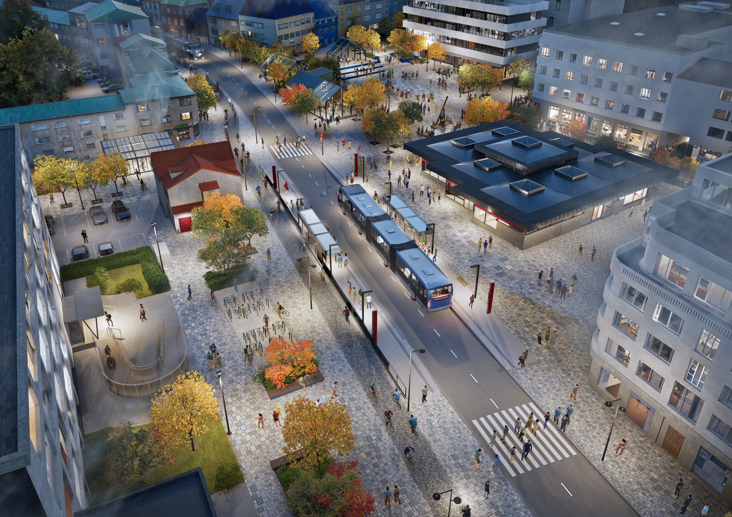 Borgarlínan unnin í bútum til að lágmarka rask